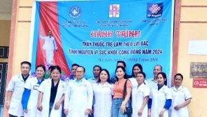 Chi hội thầy thuốc trẻ Trung tâm Trạm Tấu  tổ chức các hoạt động kỷ niệm 73 năm Ngày Thương binh – Liệt sĩ.