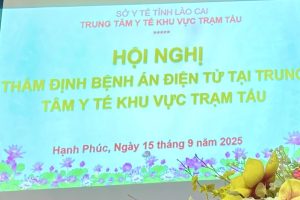 Thẩm định Hồ sơ bệnh án điện tử tại TTYT khu vực Trạm Tấu